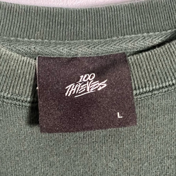 100 Thieves crew neck long sleeve - Picture 3 of 6